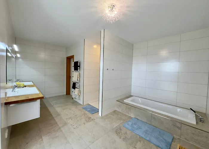 Luxurioese Moewengefluester - 220qm Grosse Fuer Bis Zu 8 Gaesten Mit Sauna Direkt Am Goitzschesee