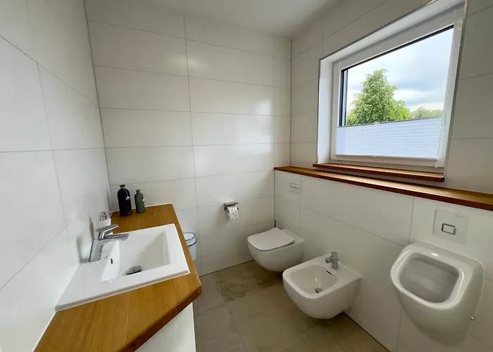 Vila Luxurioese Moewengefluester - 220qm Grosse Fuer Bis Zu 8 Gaesten Mit Sauna Direkt Am Goitzschesee